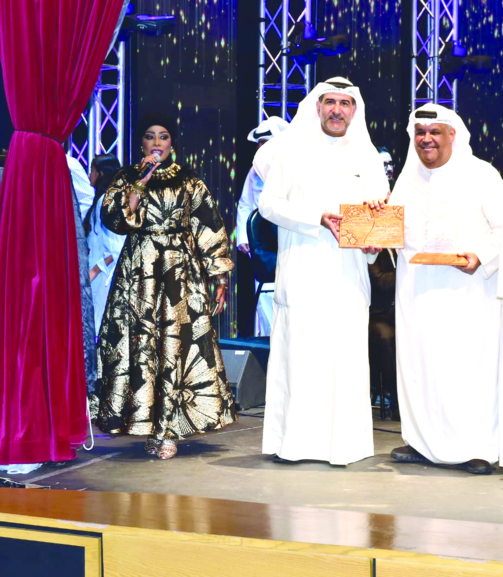 تكريم «نبض الكويت» 	(تصوير بسام زيدان)