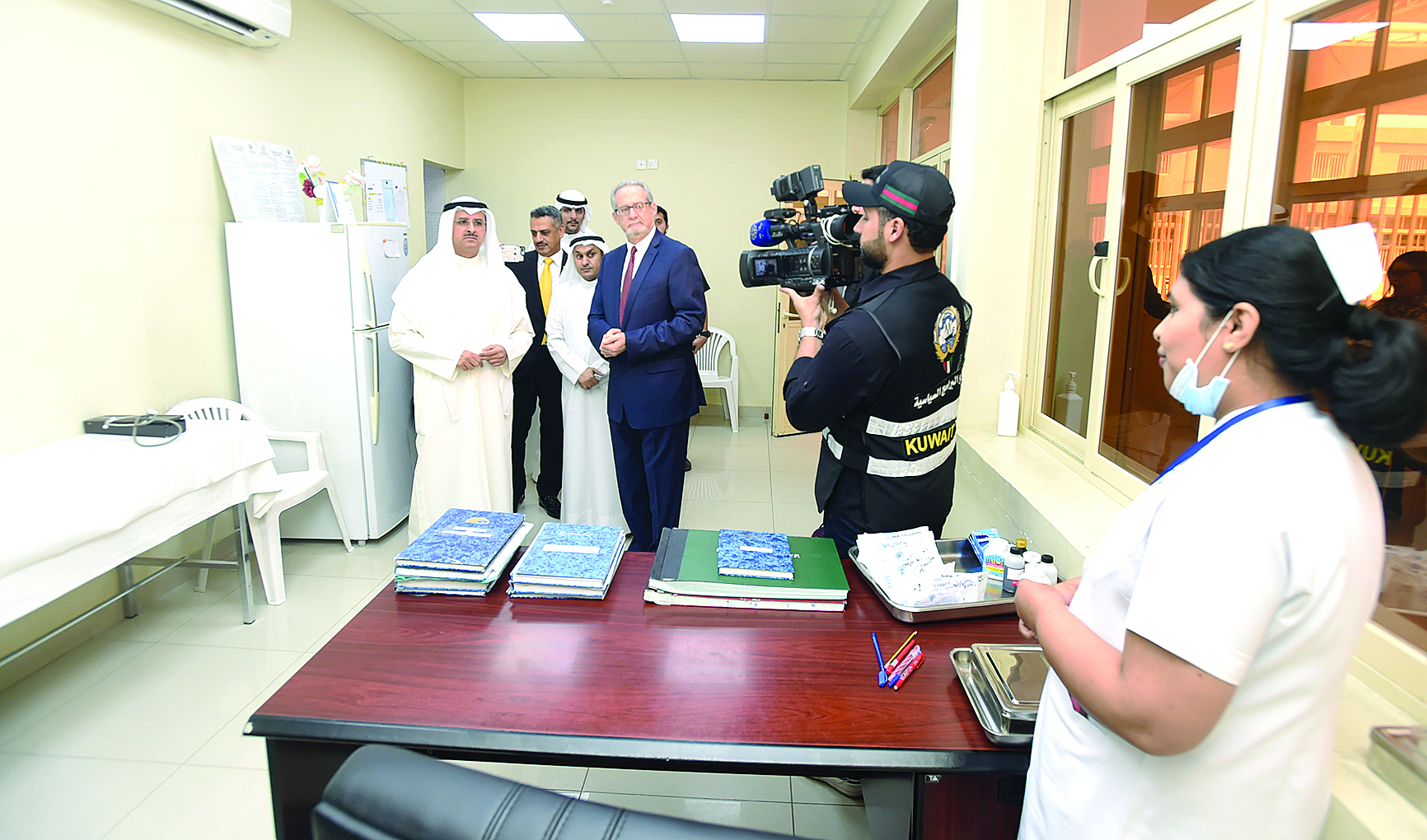 تفقد عيادة المركز الطبية