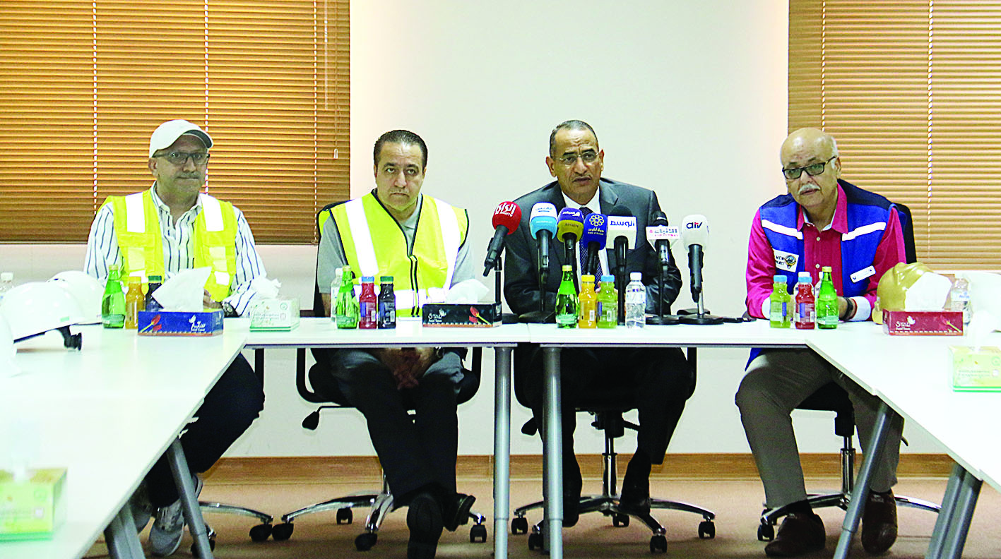 الرشيدي يتحدث في لقائه مع مسؤولي المحطة