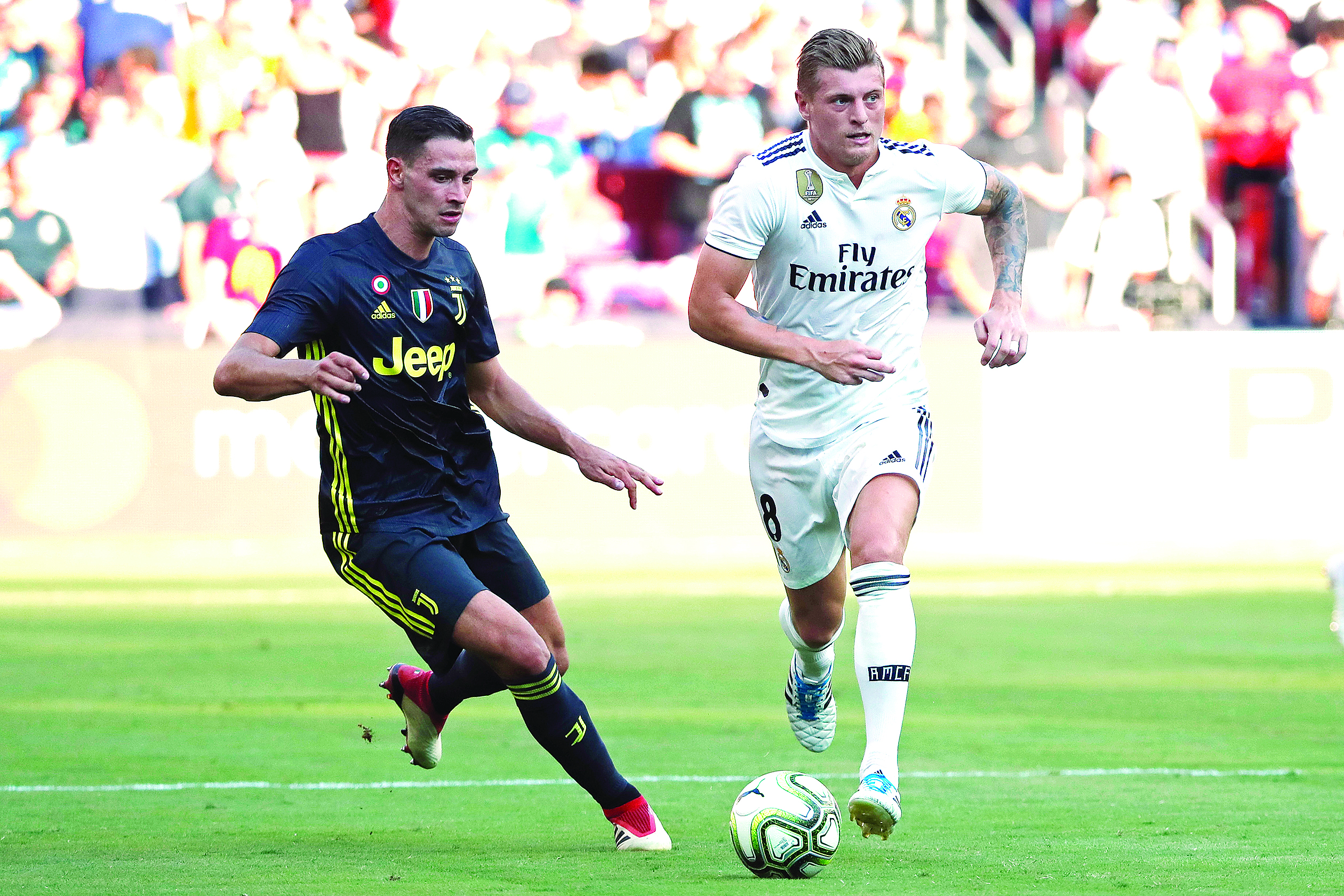 u0643u0631u0648u0633 u0645u0646u0637u0644u0642u0627u064b u0628u0627u0644u0643u0631u0629 u062eu0644u0627u0644 u0627u0644u0645u0628u0627u0631u0627u0629 u0623u0645u0627u0645 u064au0648u0641u0646u062au0648u0633t(u0631u0648u064au062au0631u0632)