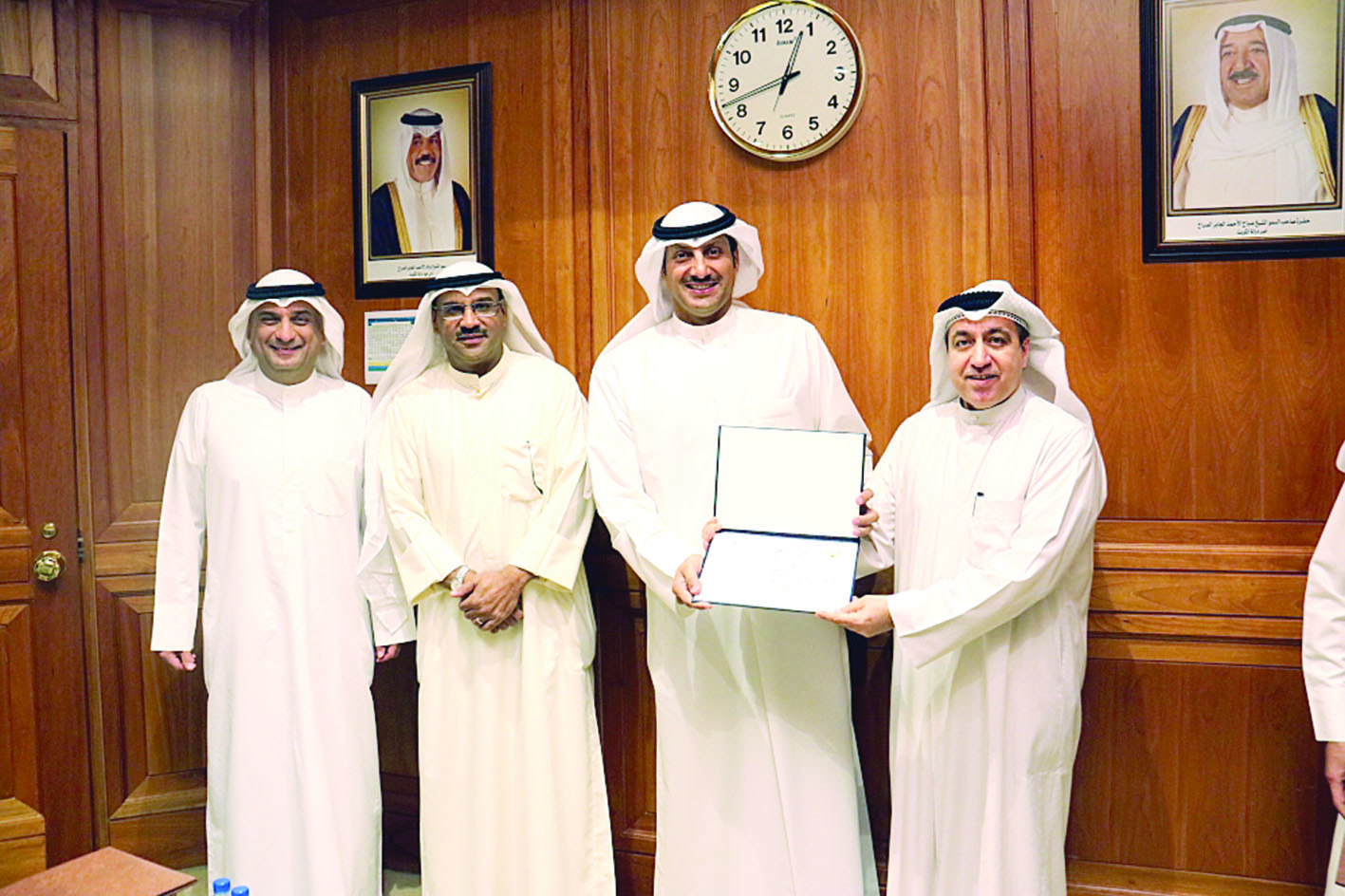 ...ويكرم العقيد نايف الحساوي 