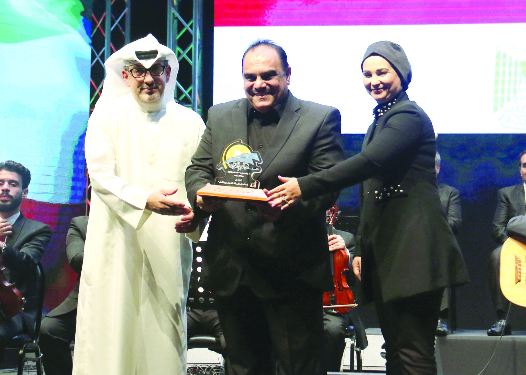 تكريم مؤسس الفرقة ياسر معوض