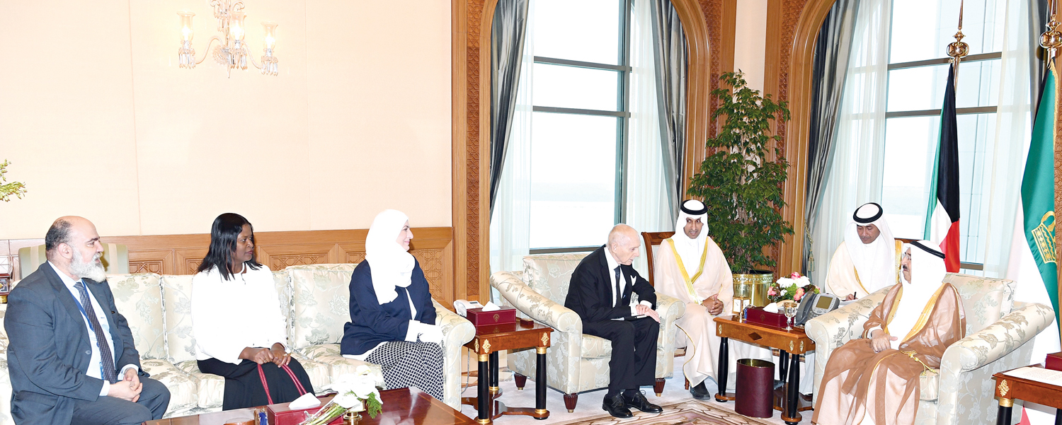 سموه لدى استقباله المدير العام للمنظمة الدولية للهجرة 