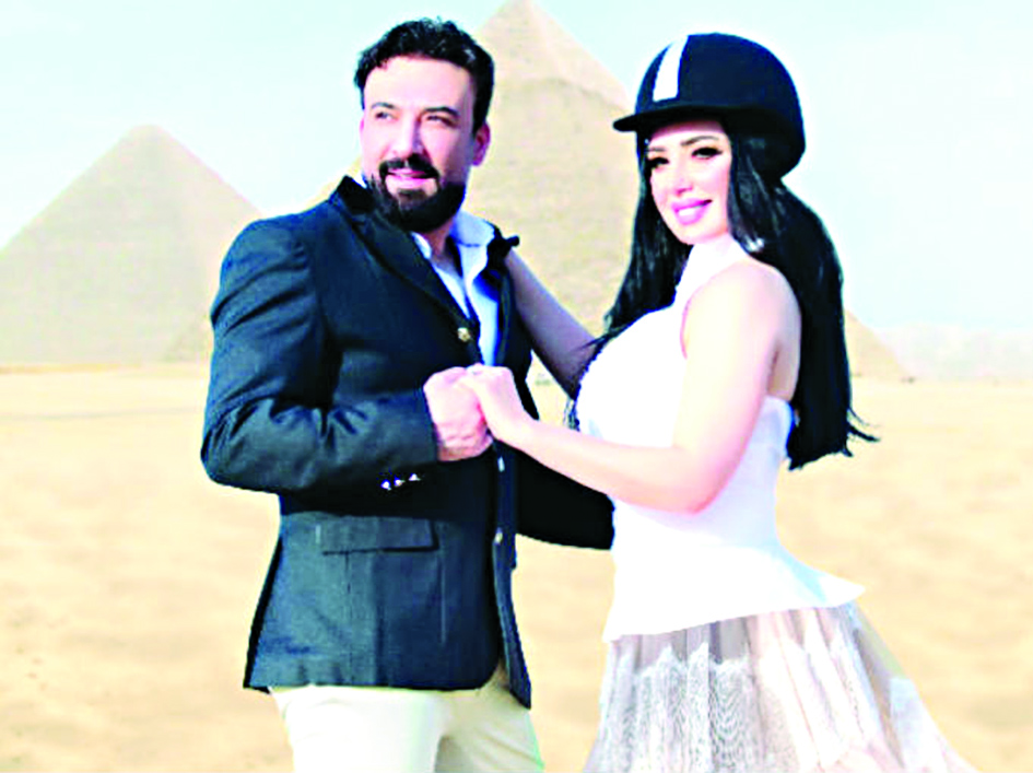 عبير صبري وزوجها