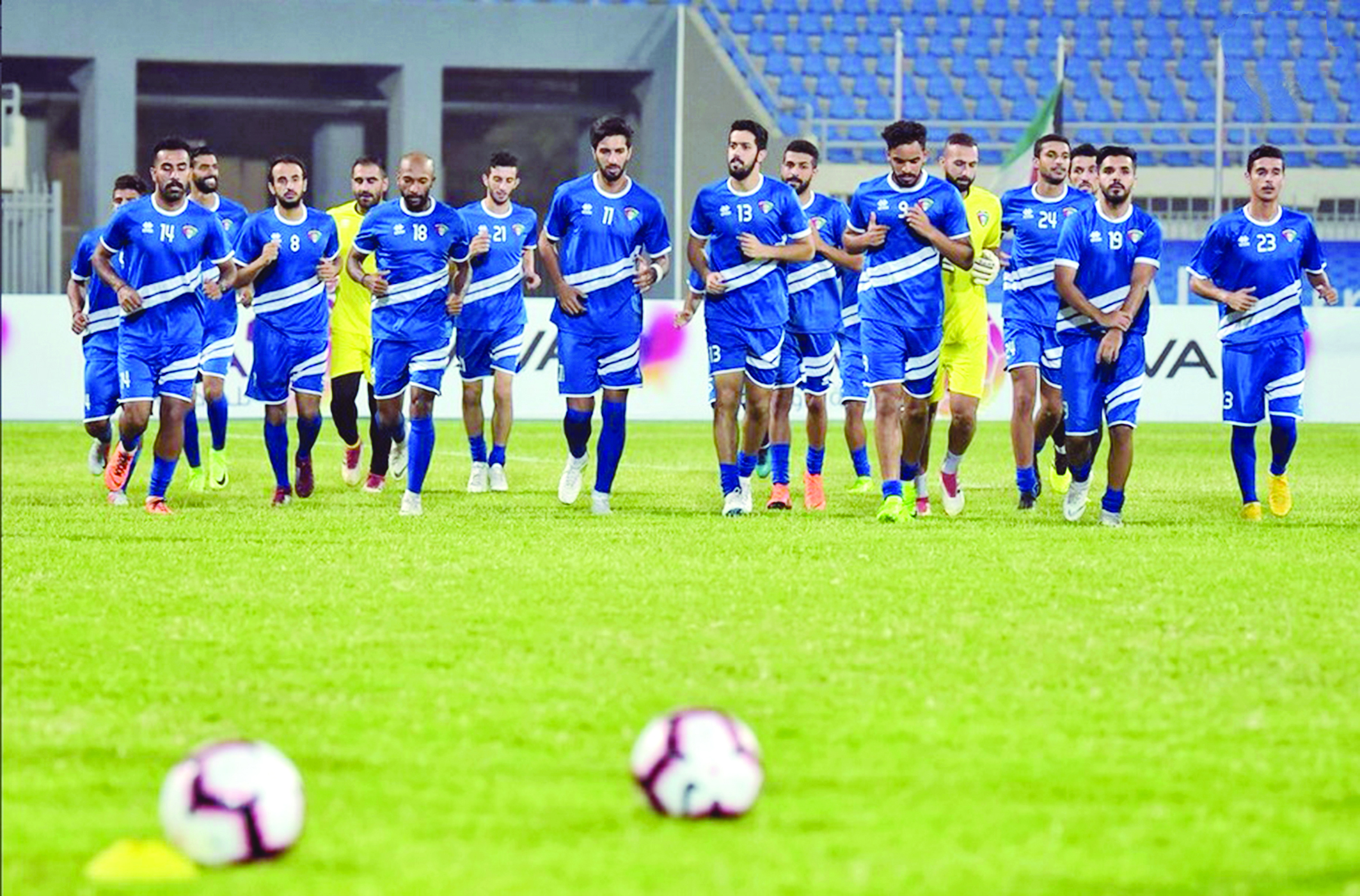 u0644u0627u0639u0628u0648 u00abu0627u0644u0623u0632u0631u0642u00bb u062eu0644u0627u0644 u062au062fu0631u064au0628 u0633u0627u0628u0642