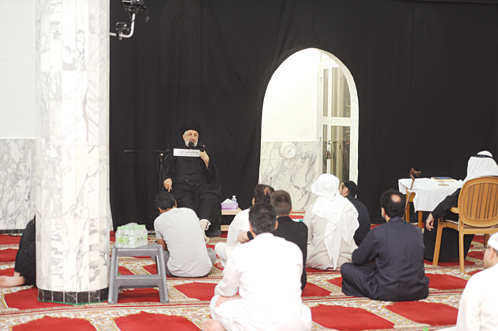 جانب من الحضور في مسجد زين العابدين                    	                     (تصوير بسام زيدان)