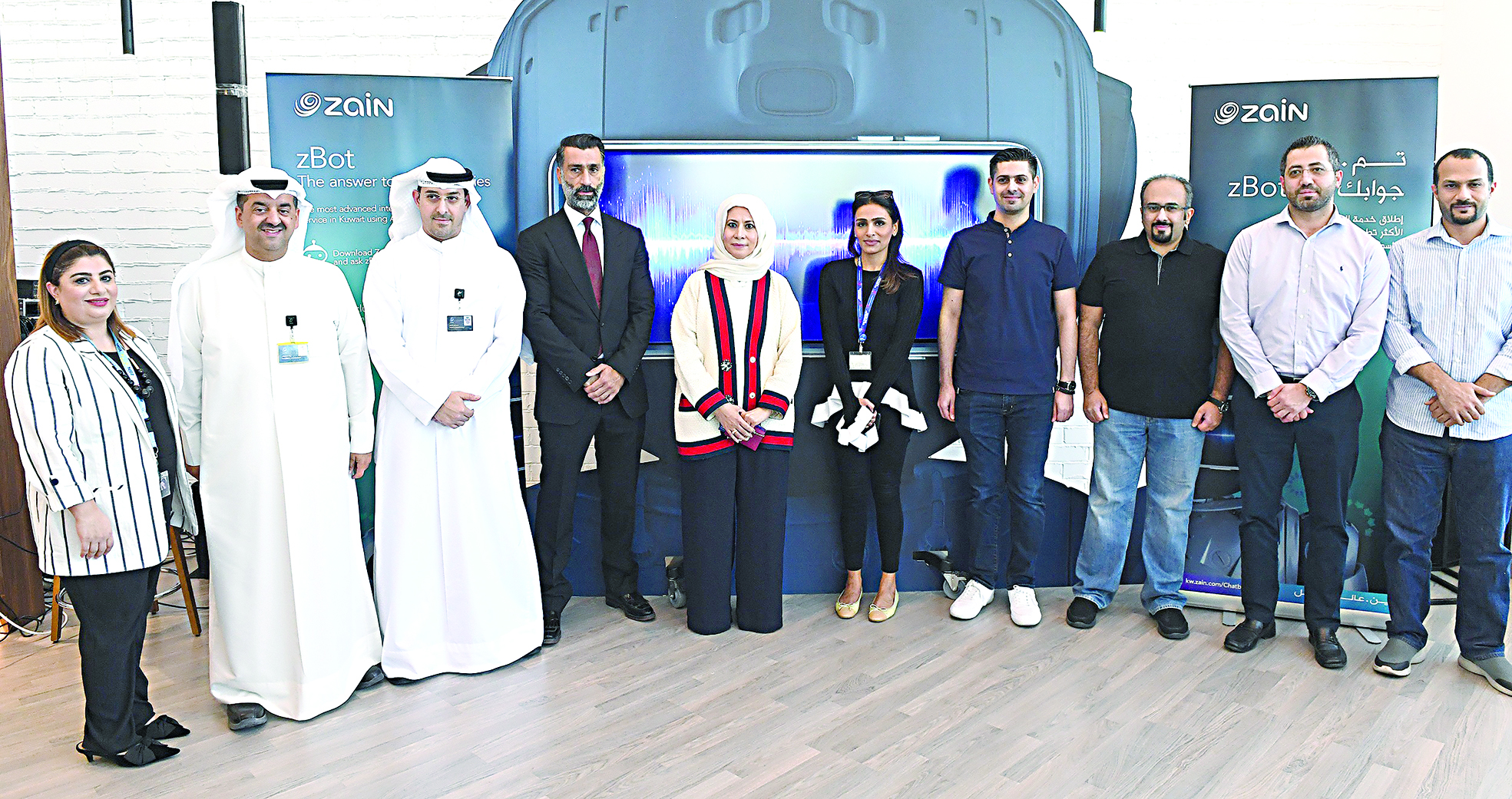 الروضان والكندري والغربللي والخشتي وفريق العمل