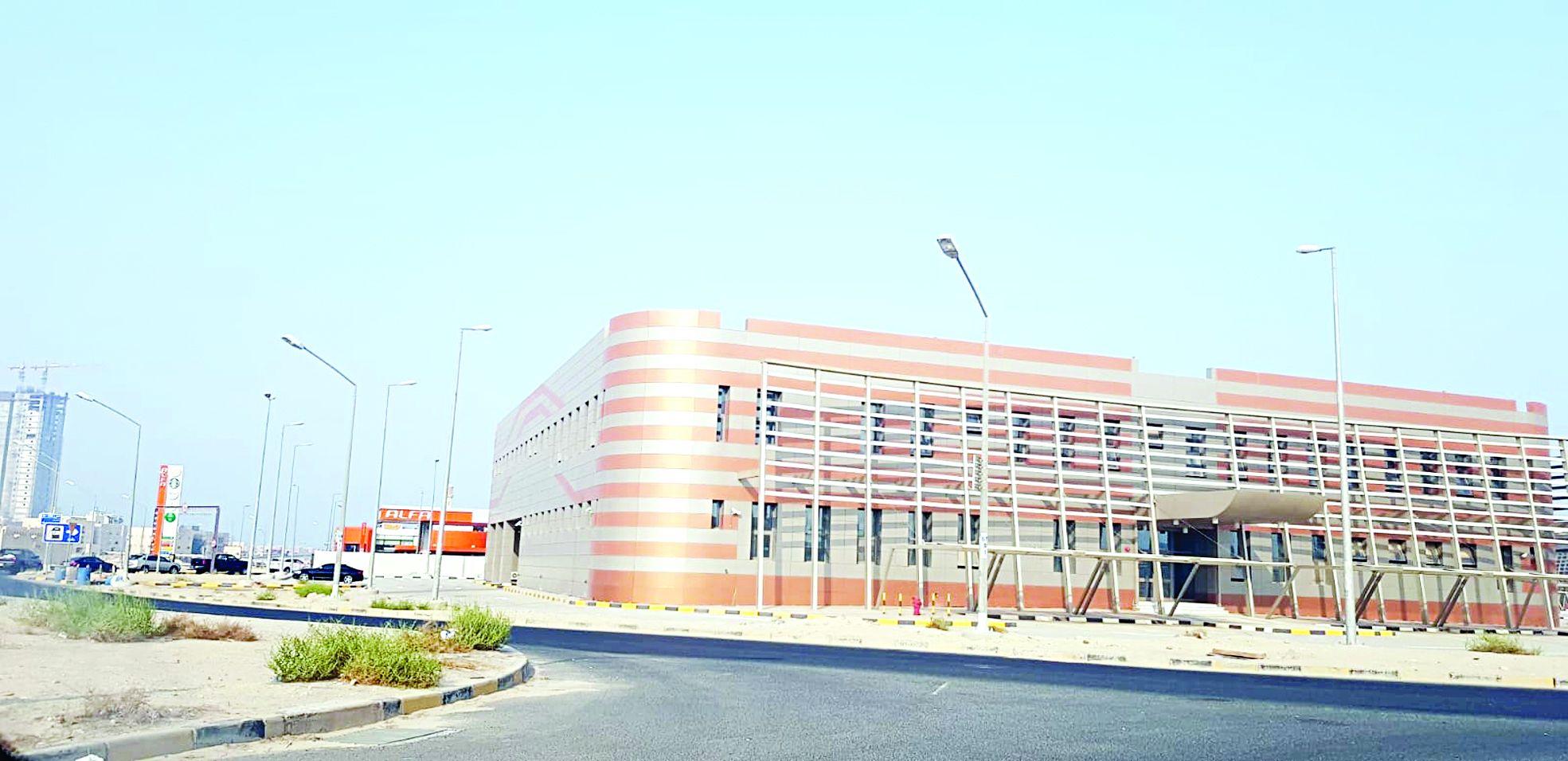 مبنى المخفر جاهز ولم يتم تشغيله