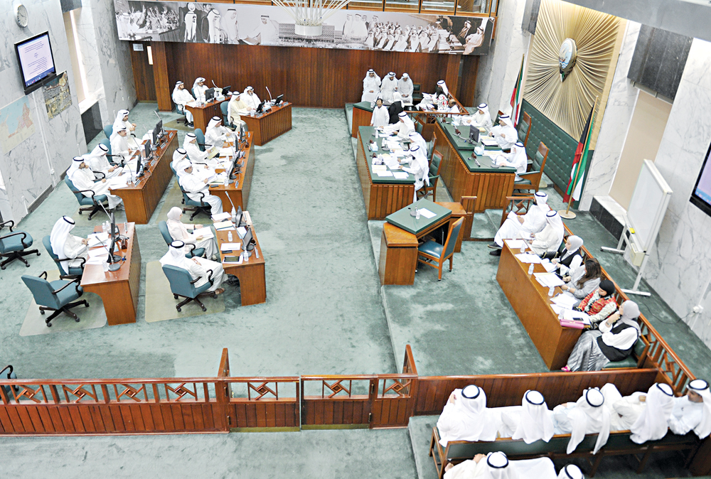 جانب من جلسة المجلس البلدي 