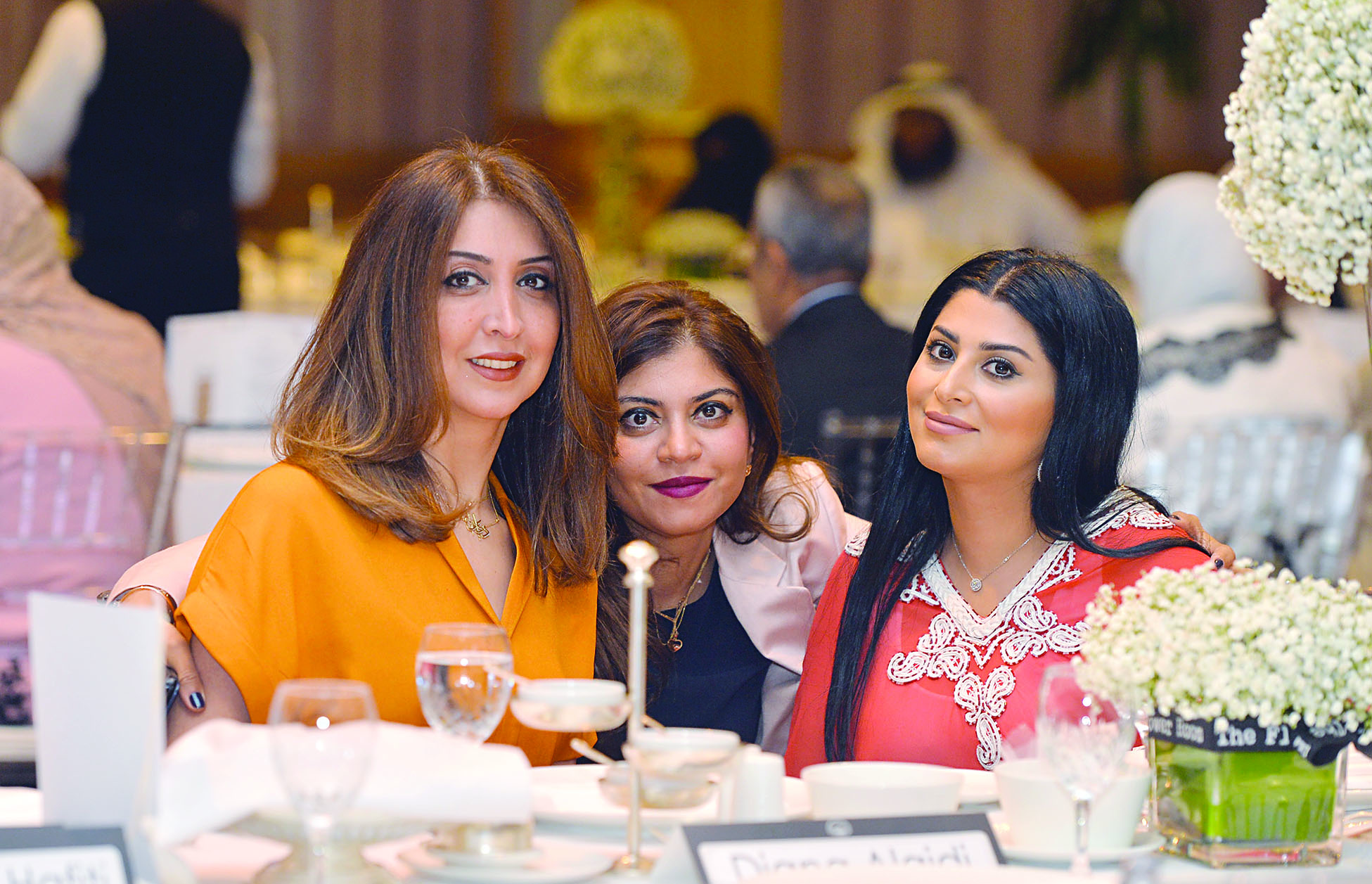 وجوه من الحفل