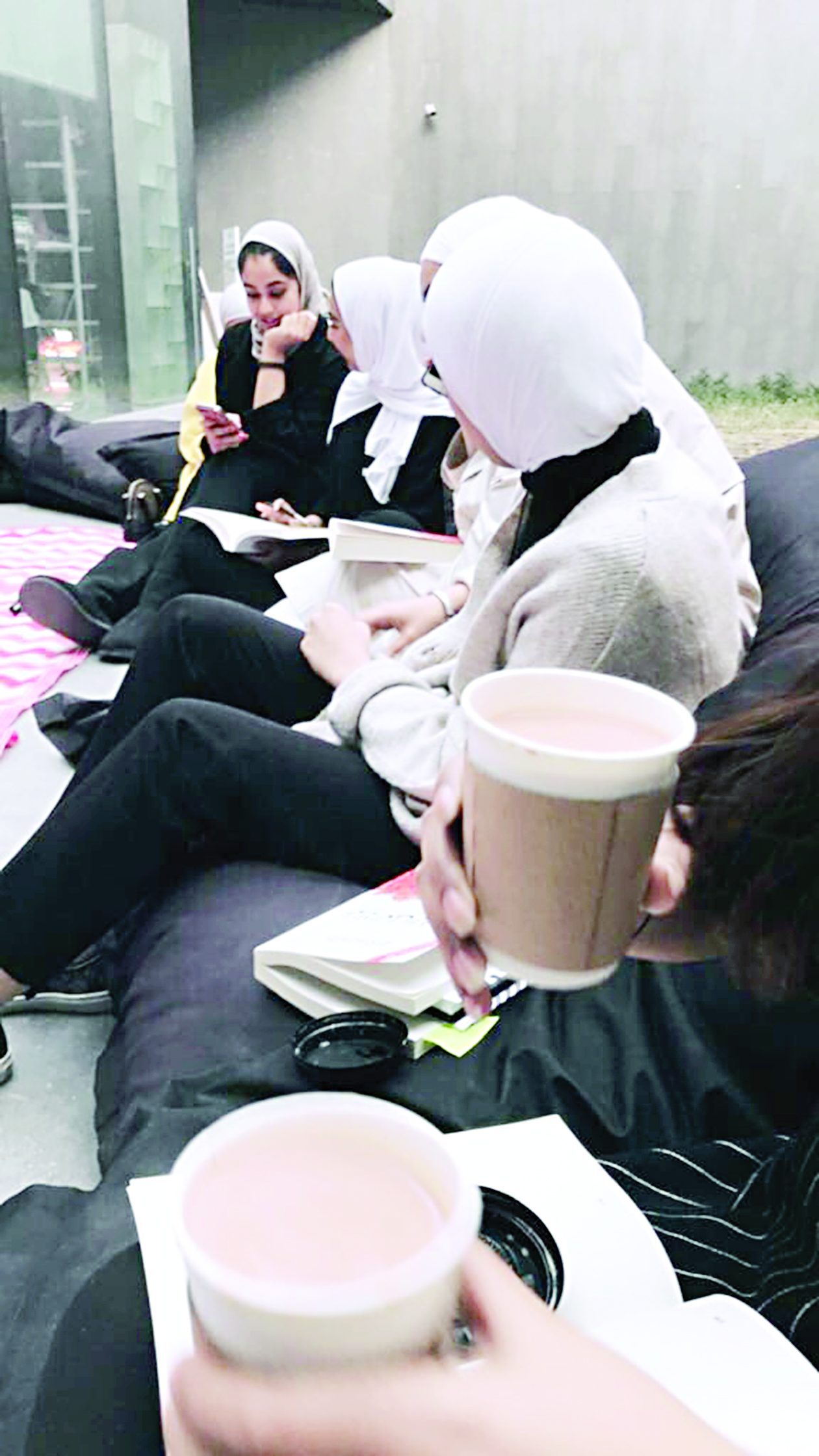 أثناء إحدى الجلسات