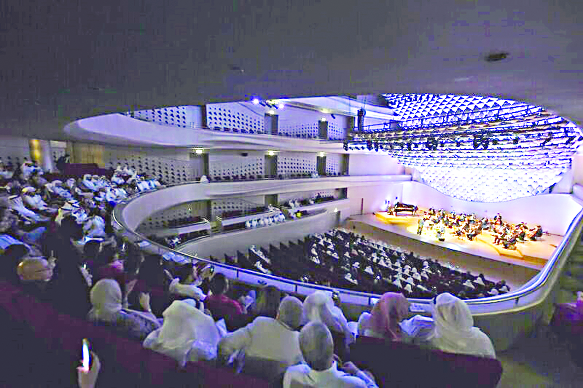 الجمهور استمتع بالليلة الطربية