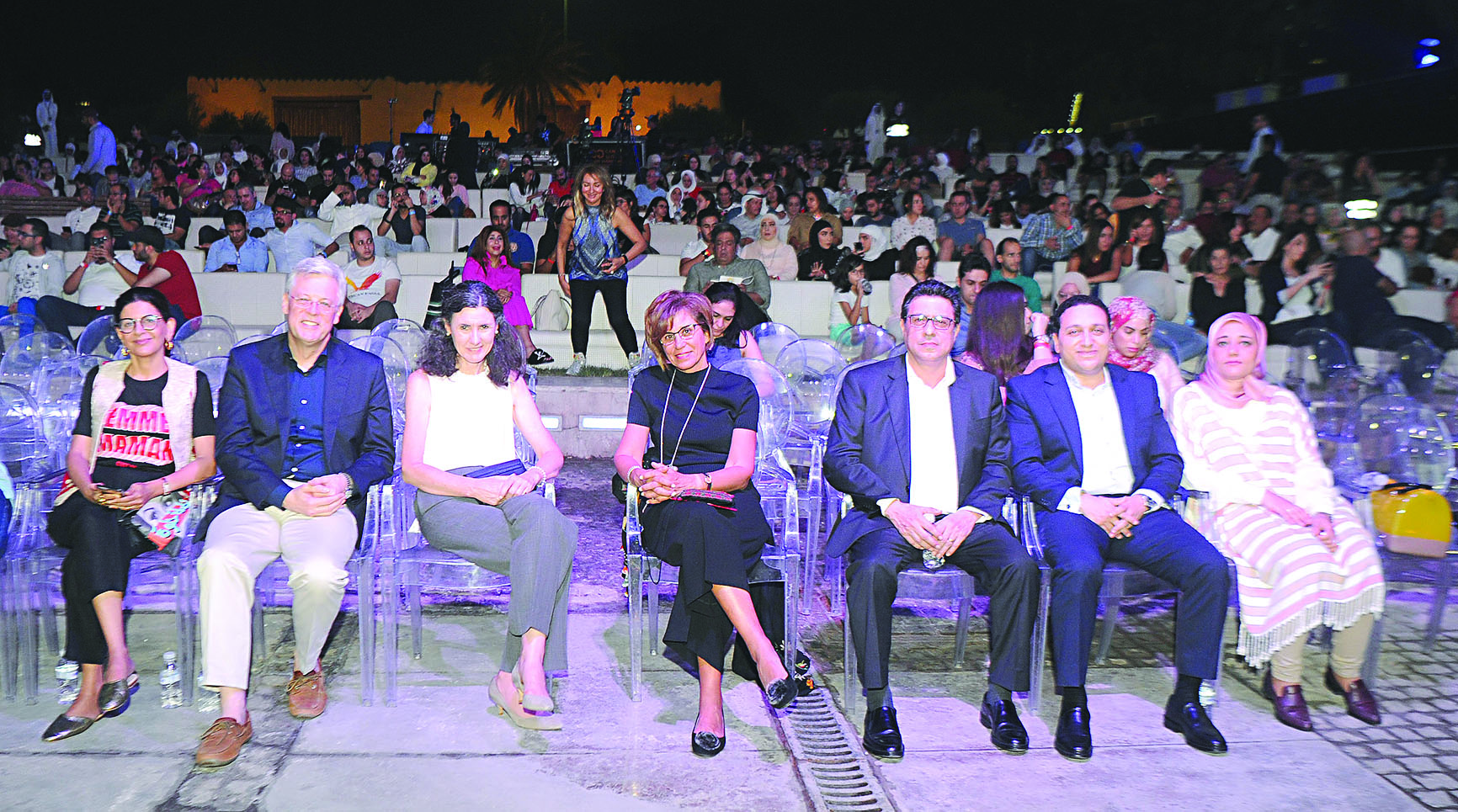 فارعة السقاف مع سفيري مصر وألمانيا وديبلوماسيين