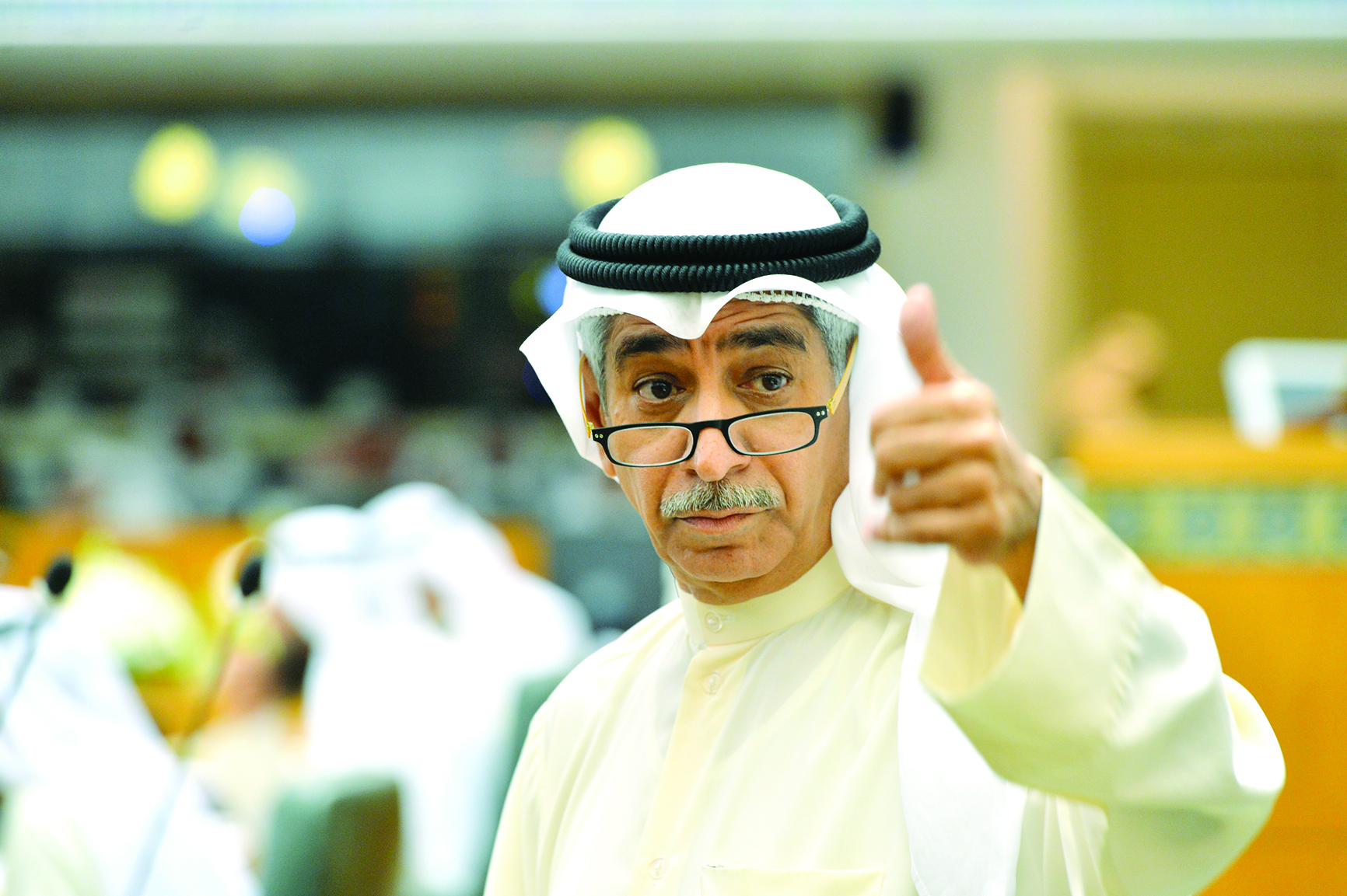 الخرافي عبرالاستجواب الثاني بثقة