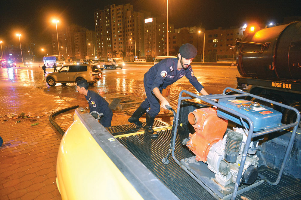 مولدات لشفط الأمطار المتجمعة