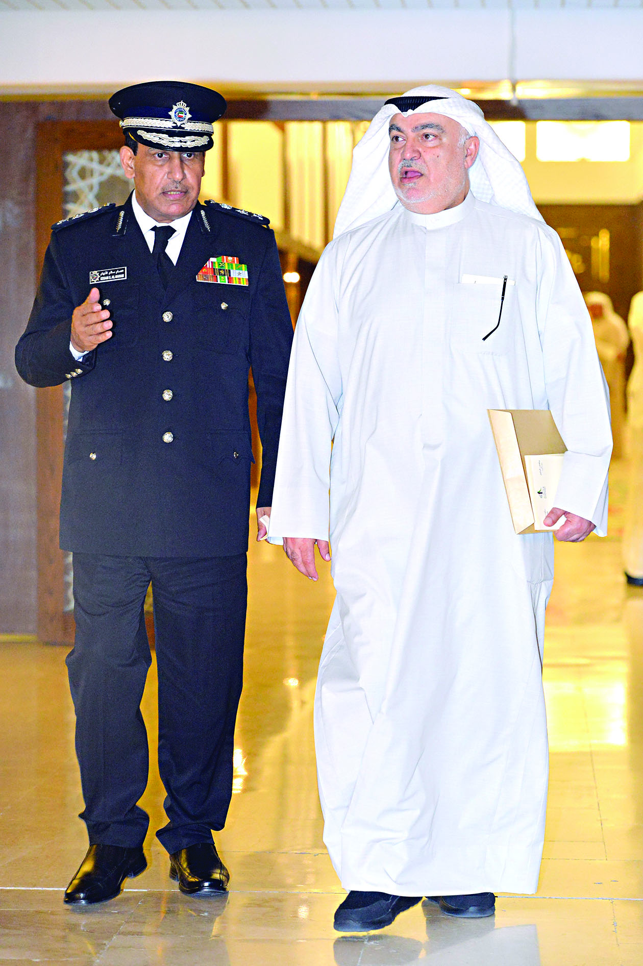 الفريق عصام النهام والنائب خليل الصالح