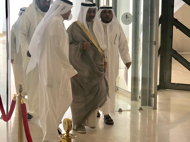 وصول سمو رئيس مجلس الوزراء إلى المجلس