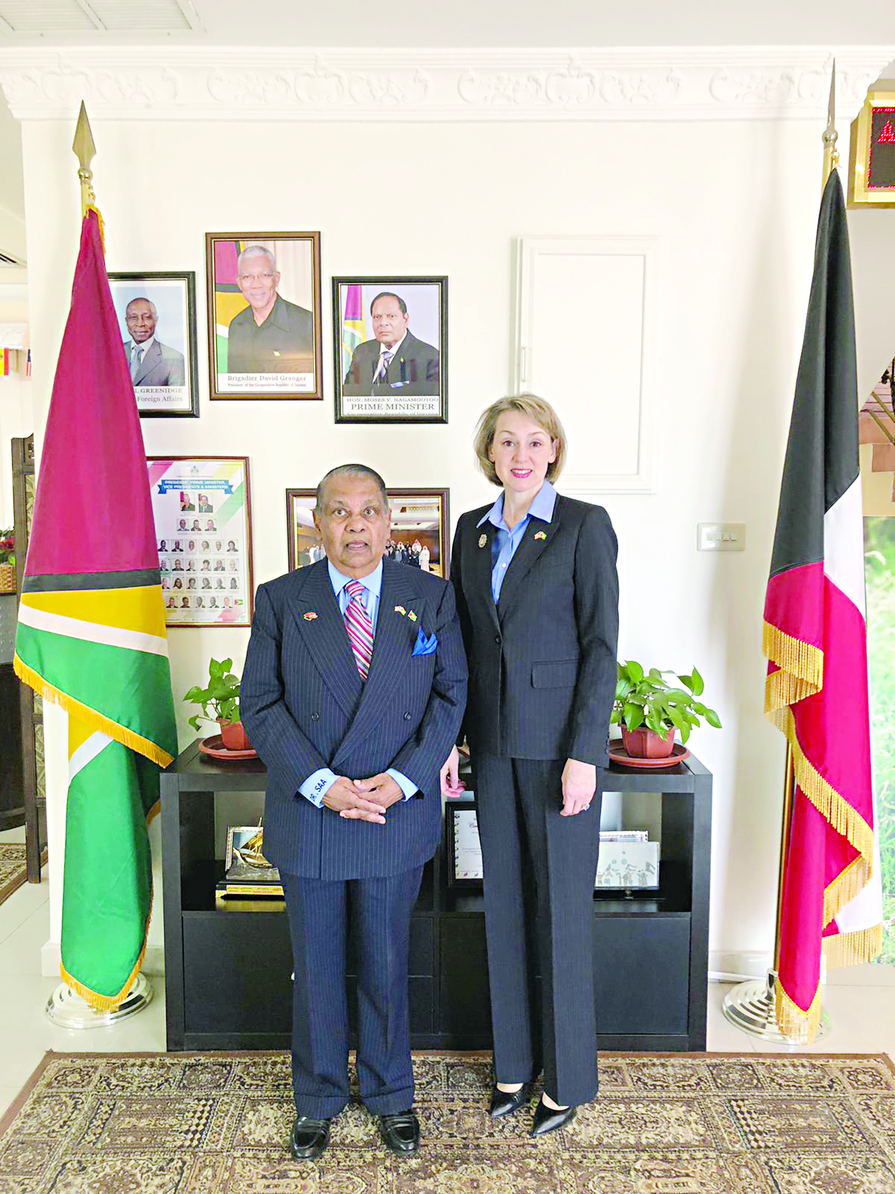 u0633u0641u064au0631 u063au0627u064au0627u0646u0627 u0648u0632u0648u062cu062au0647 u0627u0644u062fu0643u062au0648u0631u0629 u0645u0627u0631u064au0627u0646