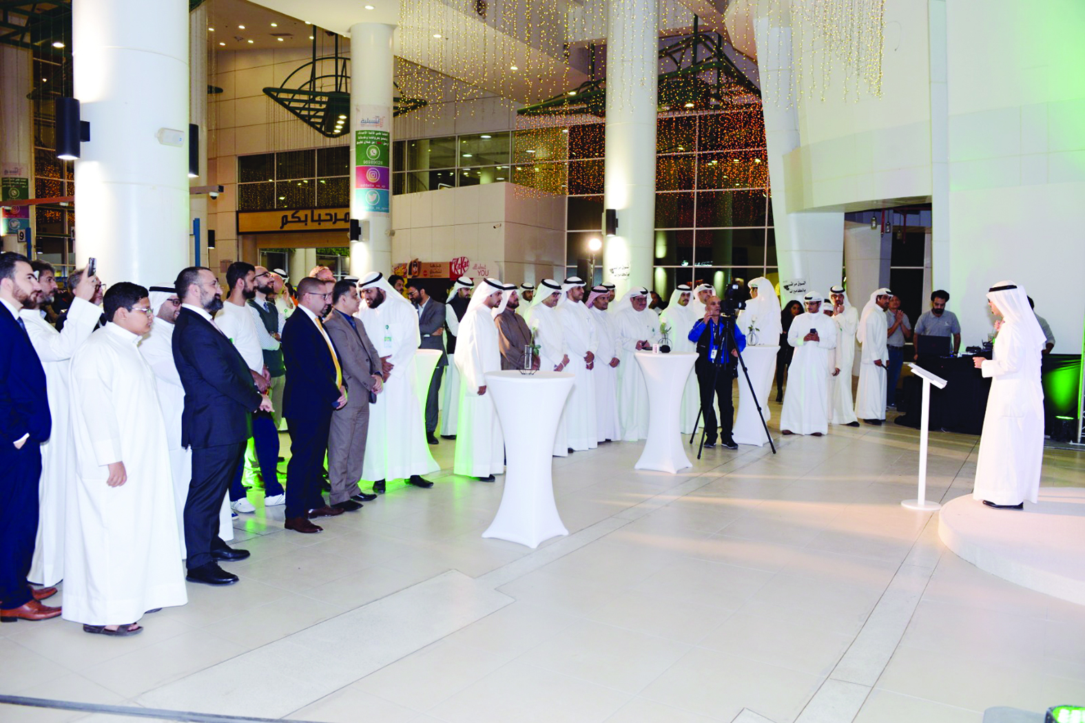 حضور حاشد خلال الافتتاح