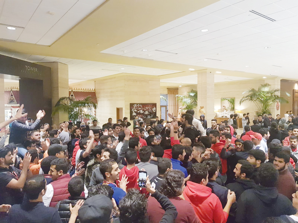 احتفالات قائمة «الوحدة الطلابية» بعد إعلان النتائج