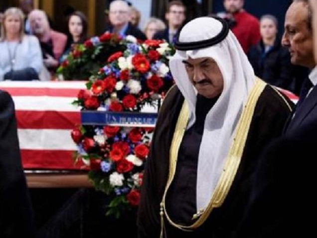 u0633u0645u0648 u0627u0644u0634u064au062e u0646u0627u0635u0631 u0627u0644u0645u062du0645u062f u0639u0642u0628 u0625u0644u0642u0627u0621 u0627u0644u0646u0638u0631u0629 u0627u0644u0623u062eu064au0631u0629 u0639u0644u0649 u062cu062bu0645u0627u0646 u0628u0648u0634 u0627u0644u0623u0628