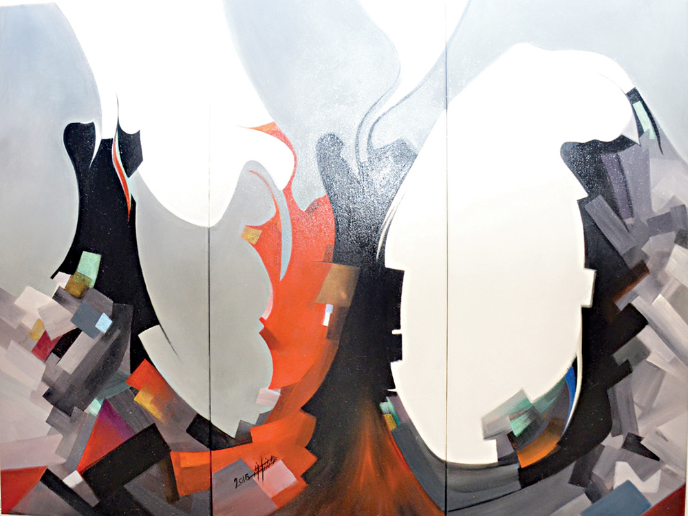 من الأعمال التشكيلية