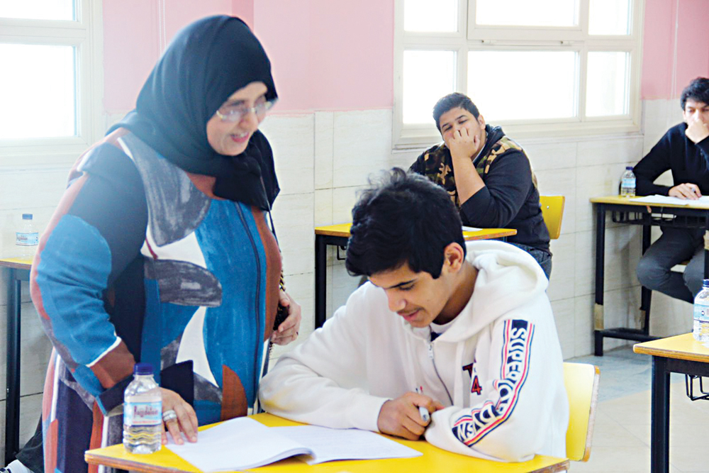 الخالدي تسأل عن مستوى الاختبار 