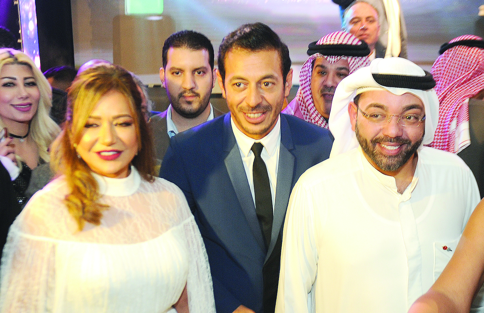 يوسف المرزوق إلى جانب ليلى علوي ومصطفى شعبان