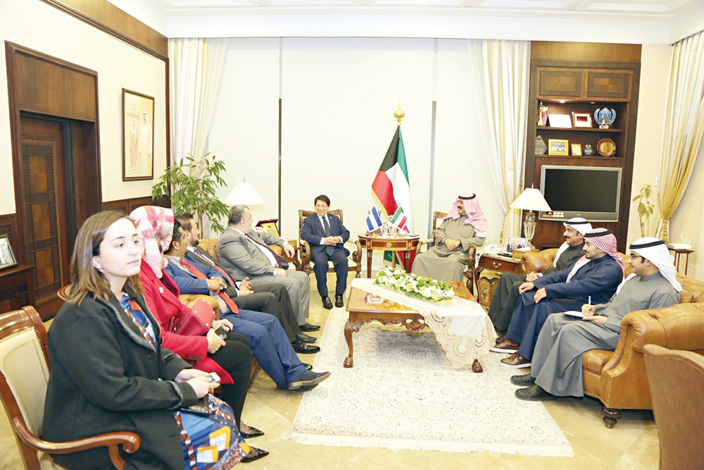 الجارالله والوفد النيكاراغوي 