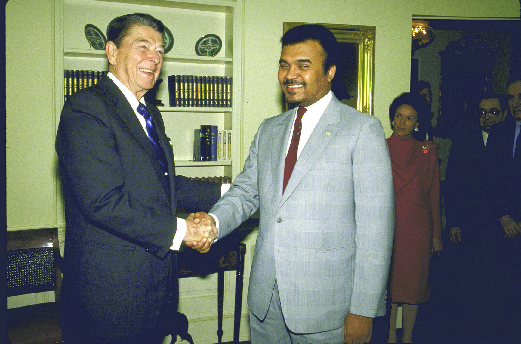 الأمير بندر وريغان