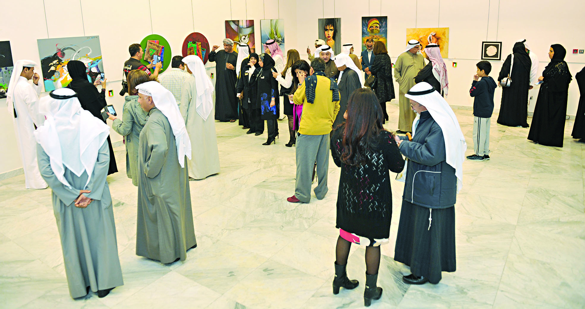 جانب من المعرض		 (تصوير سعد هنداوي)