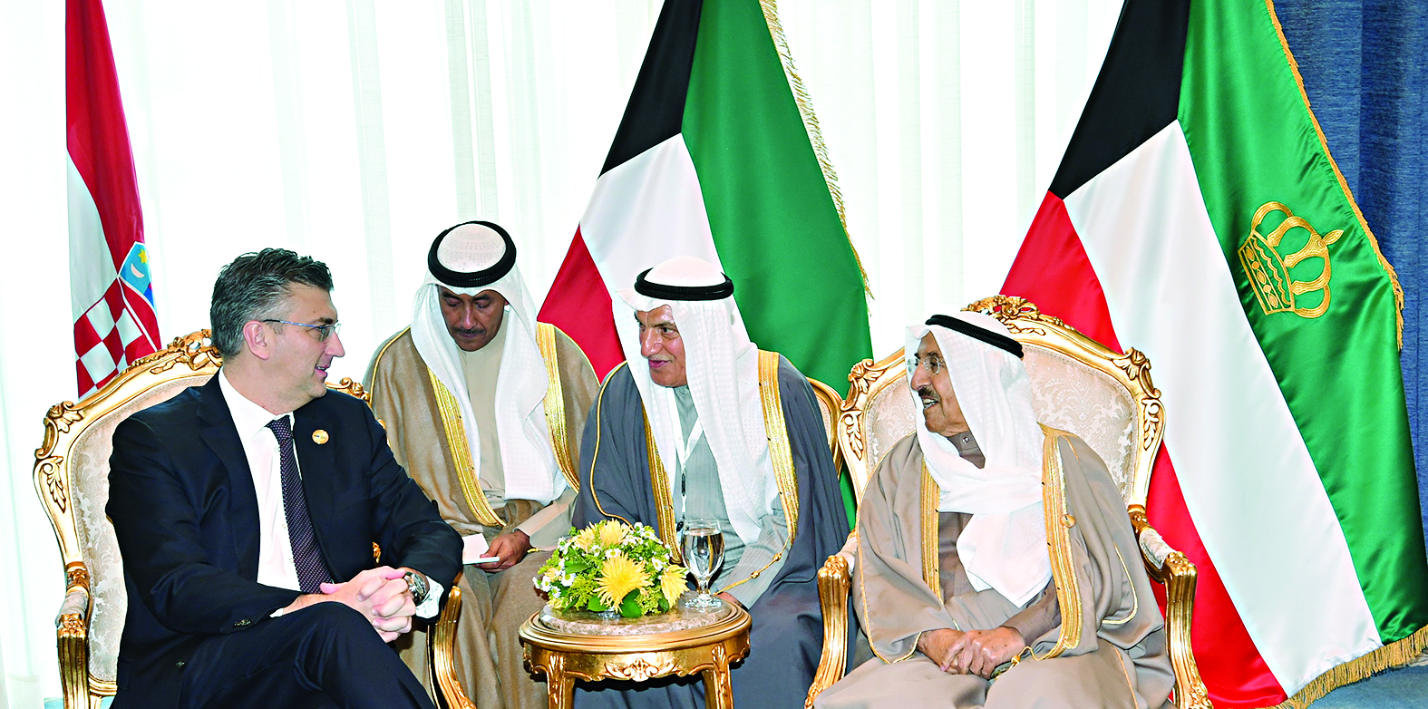 صاحب السمو مستقبلاً رئيس وزراء كرواتيا