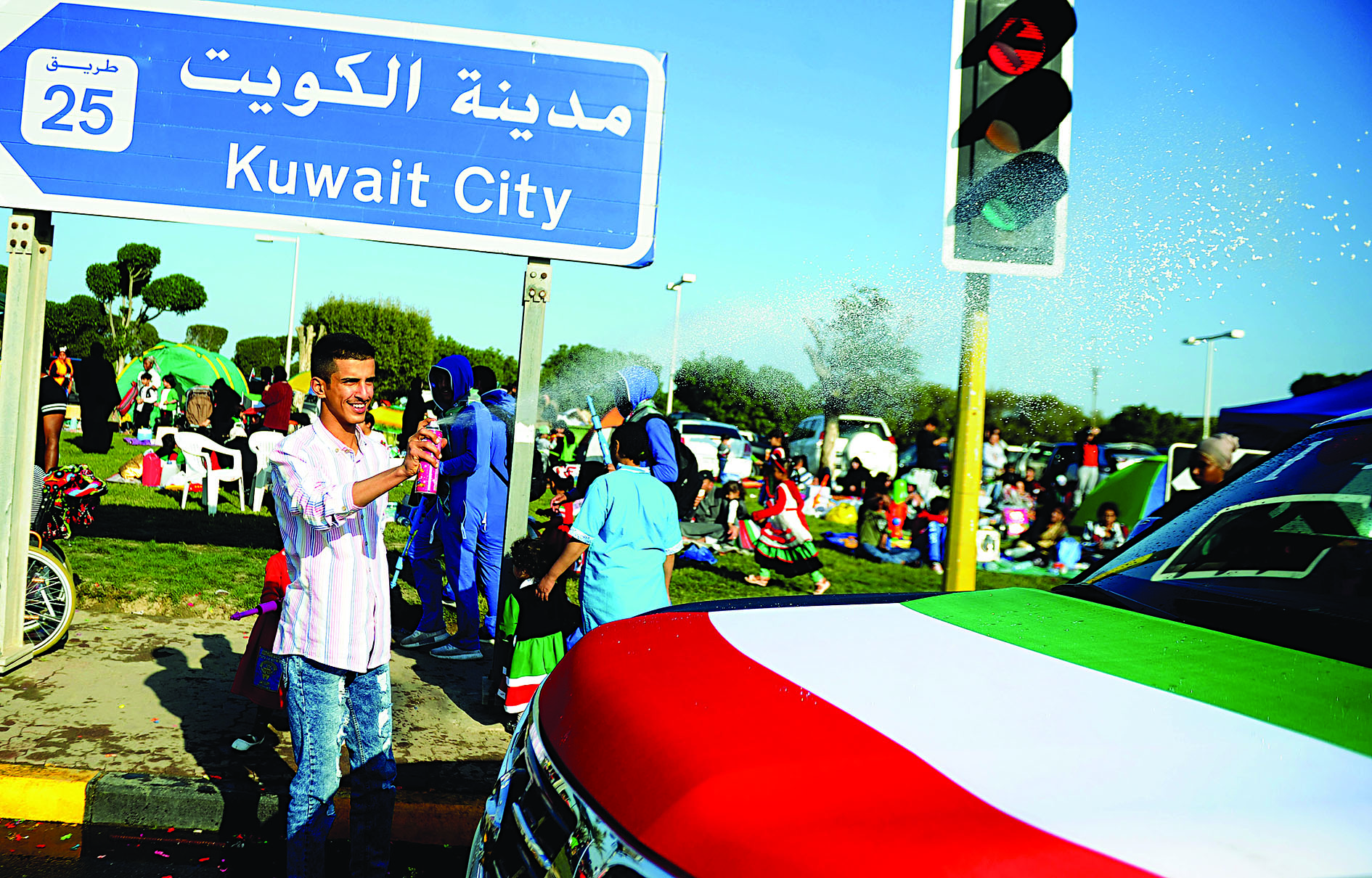 الفوم حضر في الاحتفالات