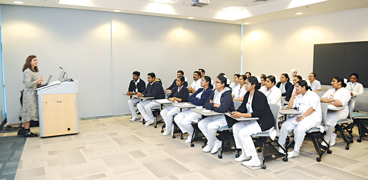 دورة تدريبية في المستشفى