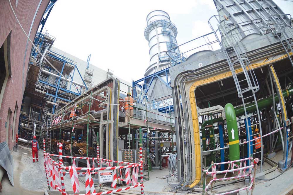 جانب من مشروع محطة الصبية - المرحلة الثالثة