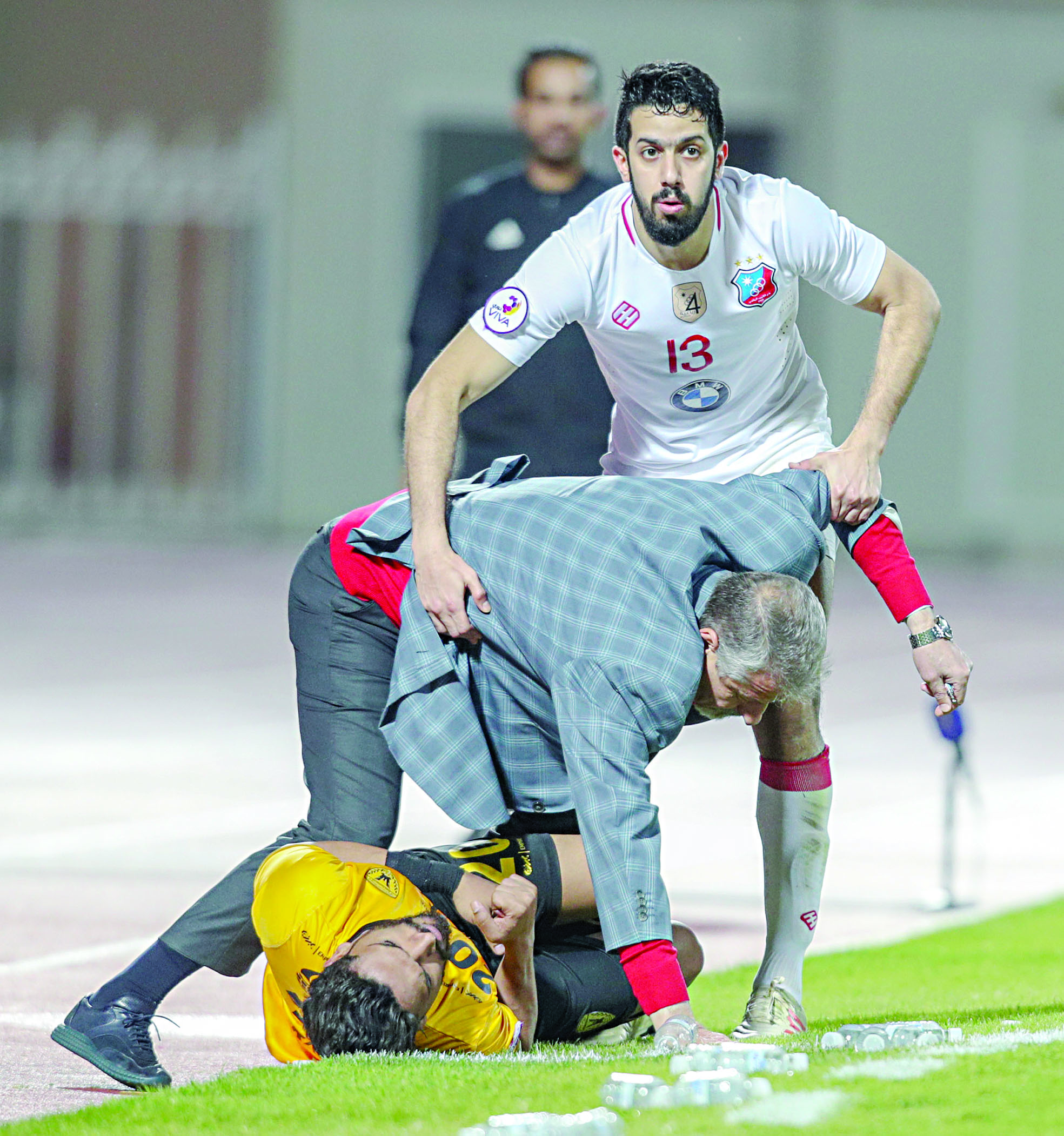 u0645u062fu0627u0641u0639 u00abu0627u0644u0643u0648u064au062au00bb u0641u0647u062f u062du0645u0648u062f u064au0633u0627u0639u062f u0645u062fu0631u0628 u0627u0644u0642u0627u062fu0633u064au0629 u0627u064au0648u0627u0646 u0645u0627u0631u064au0646 u0639u0644u0649 u0627u0644u0646u0647u0648u0636t(u0627u0644u0623u0632u0631u0642 u062fu0648u062a u0643u0648u0645)