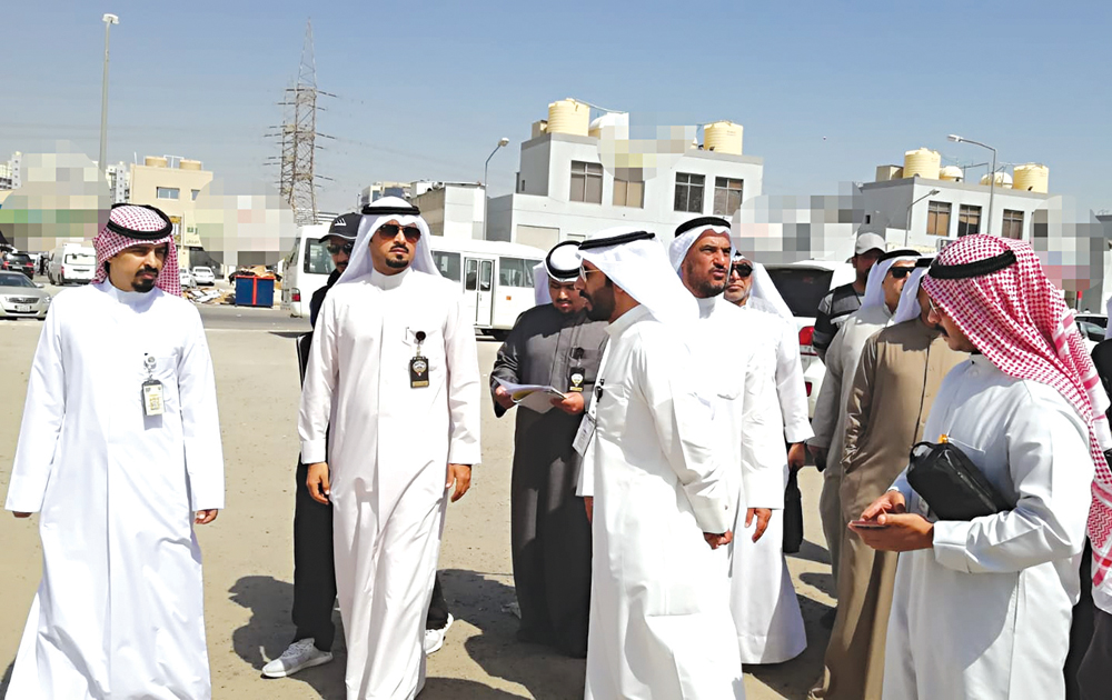 الهزيم في جولة على المنطقة 