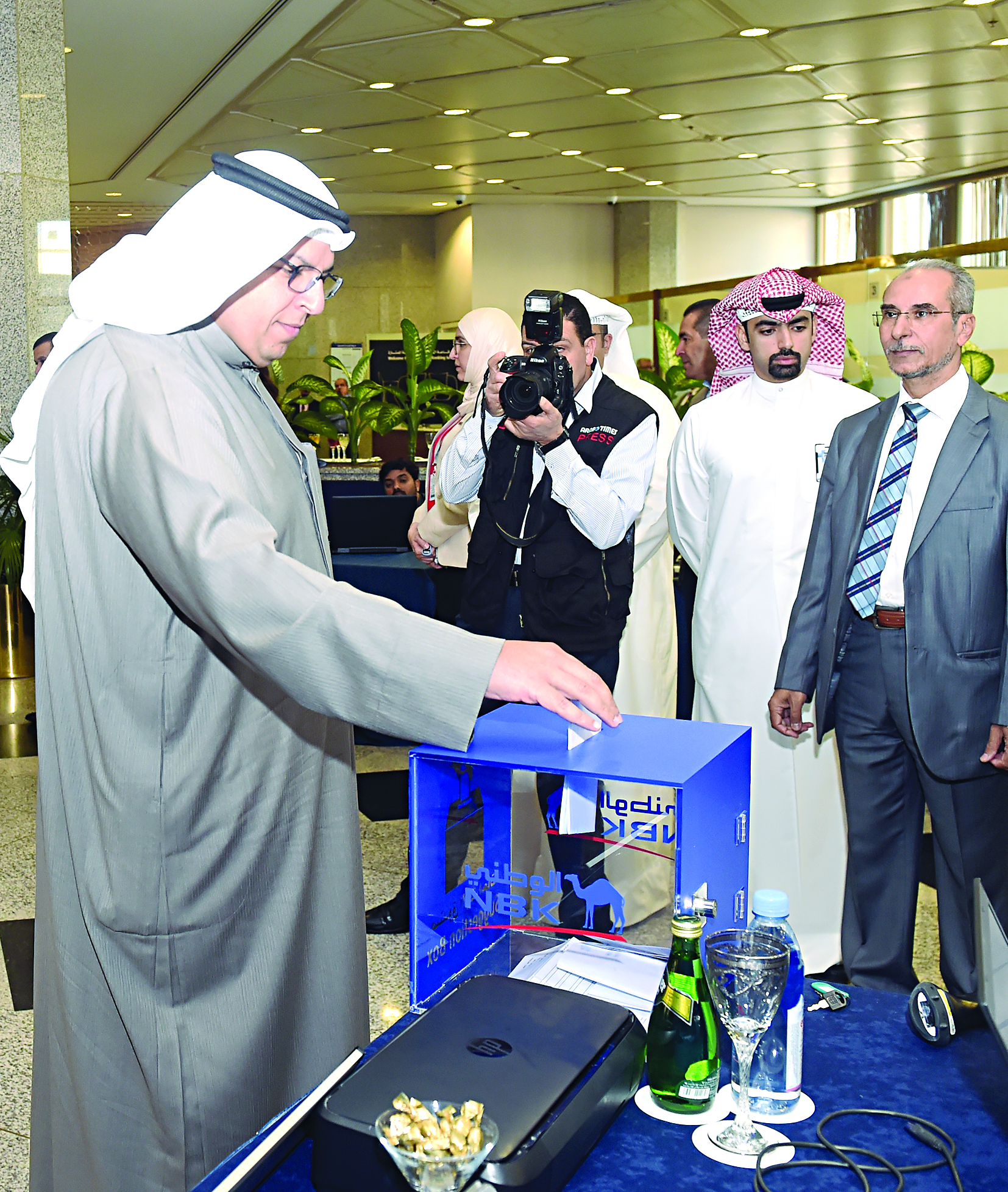 جانب من عملية الانتخاب 