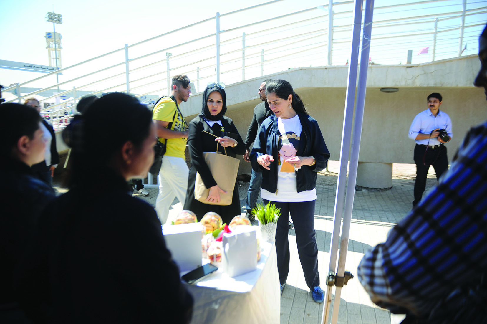 الفائزون في مسابقة الجري لفئة الشباب
