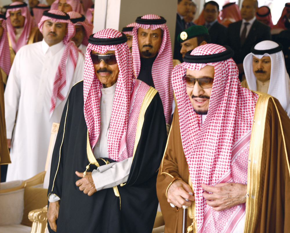 خادم الحرمين وممثل سمو الأمير في الاحتفال