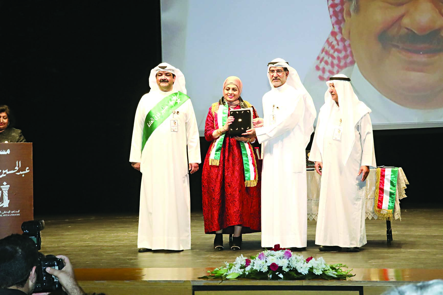 تكريم فجر صباح عن «البندة السعيدة» 