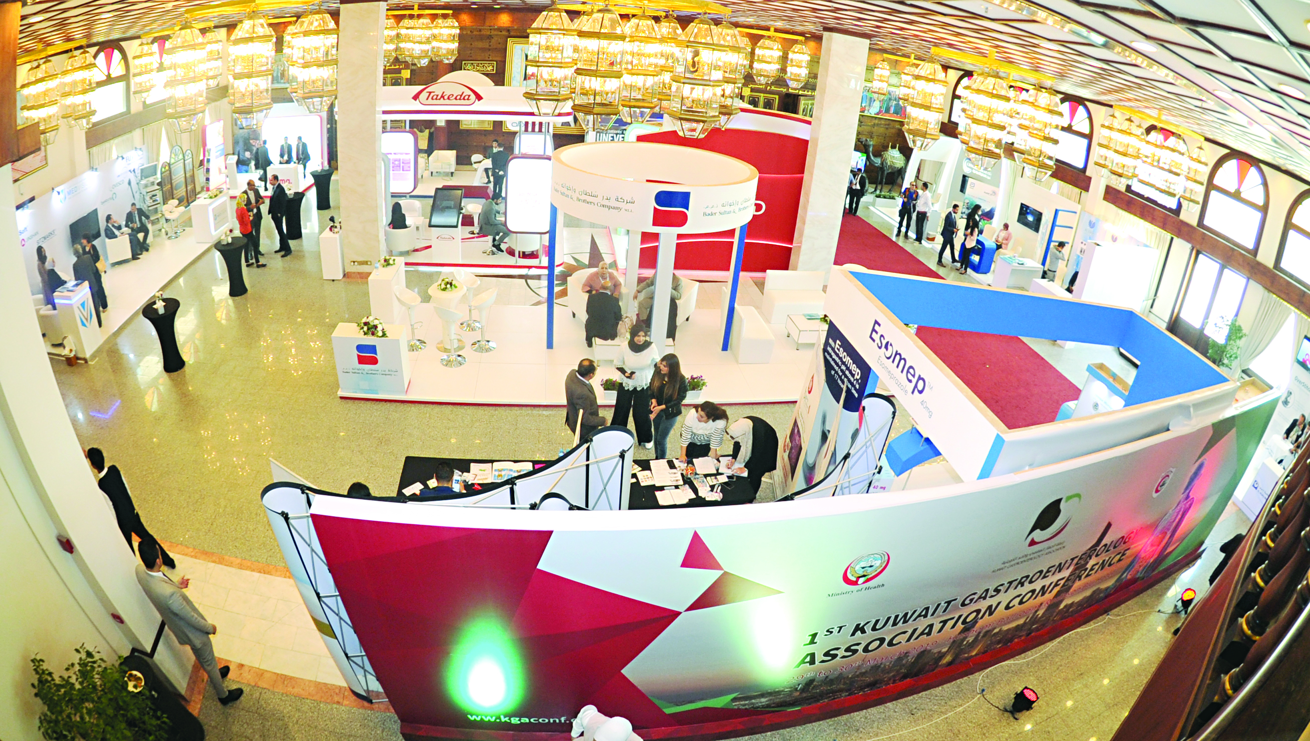 منظر عام للمعرض المرافق للمؤتمر