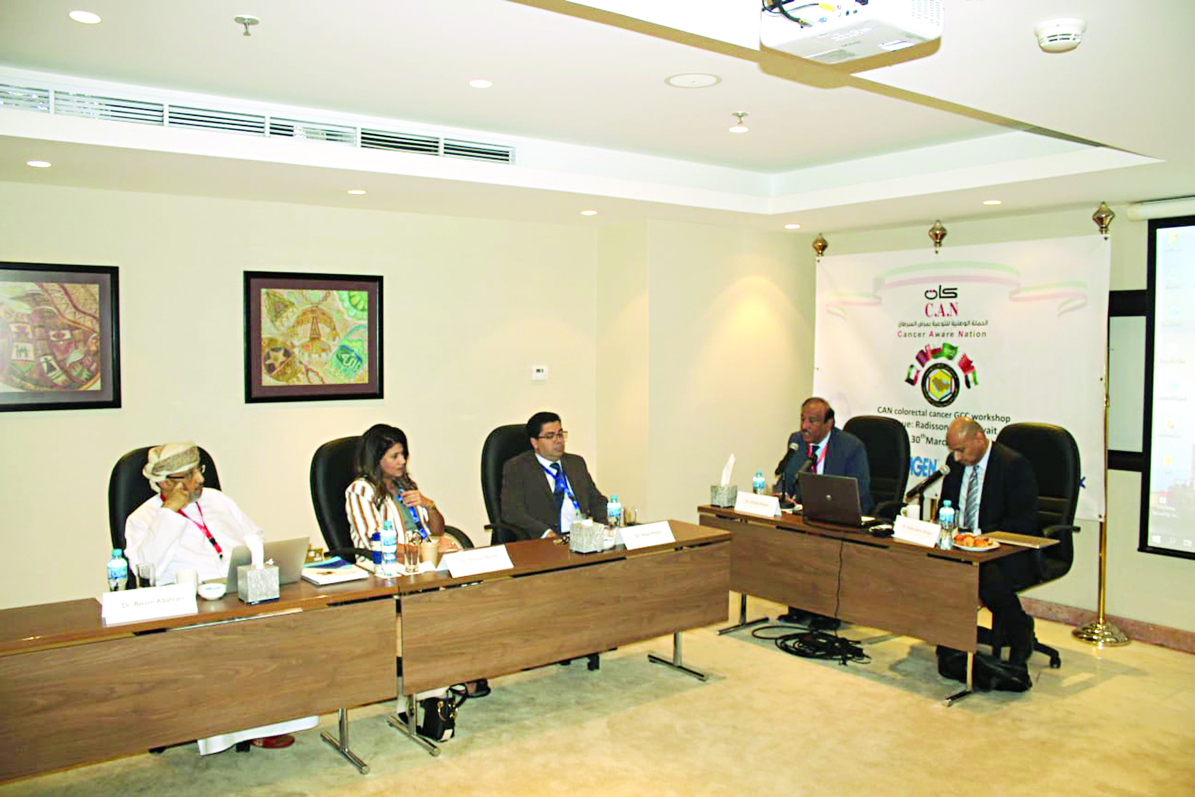 جانب من الورشة