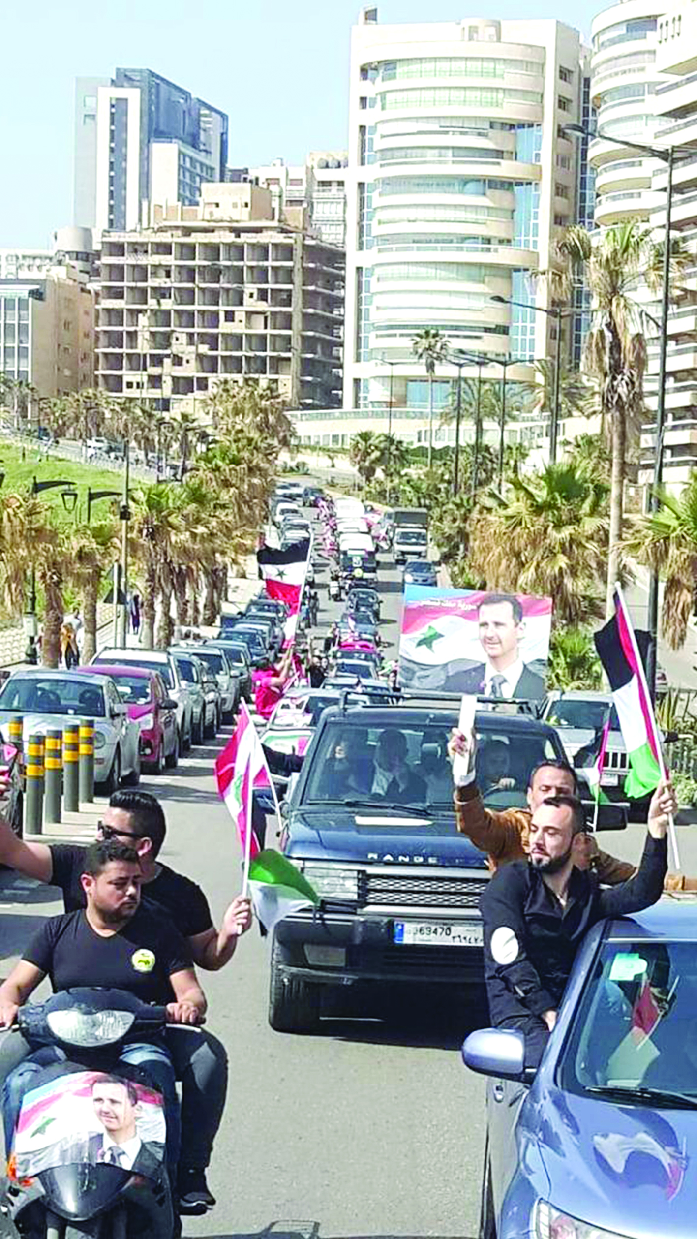 u0623u0646u0635u0627u0631 u0627u0644u0623u0633u062f u0641u064a u0644u0628u0646u0627u0646 u064au062au0638u0627u0647u0631u0648u0646 u0628u0627u0633u062au0641u0632u0627u0632 u0641u064a u0630u0643u0631u0649 u062au0623u0633u064au0633 u00abu0627u0644u0628u0639u062bu00bb