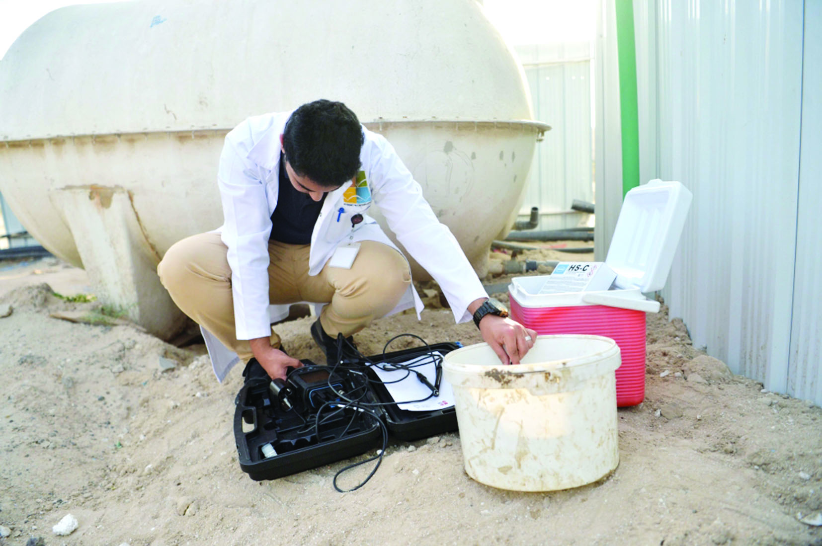 تحليل عينات المياه 