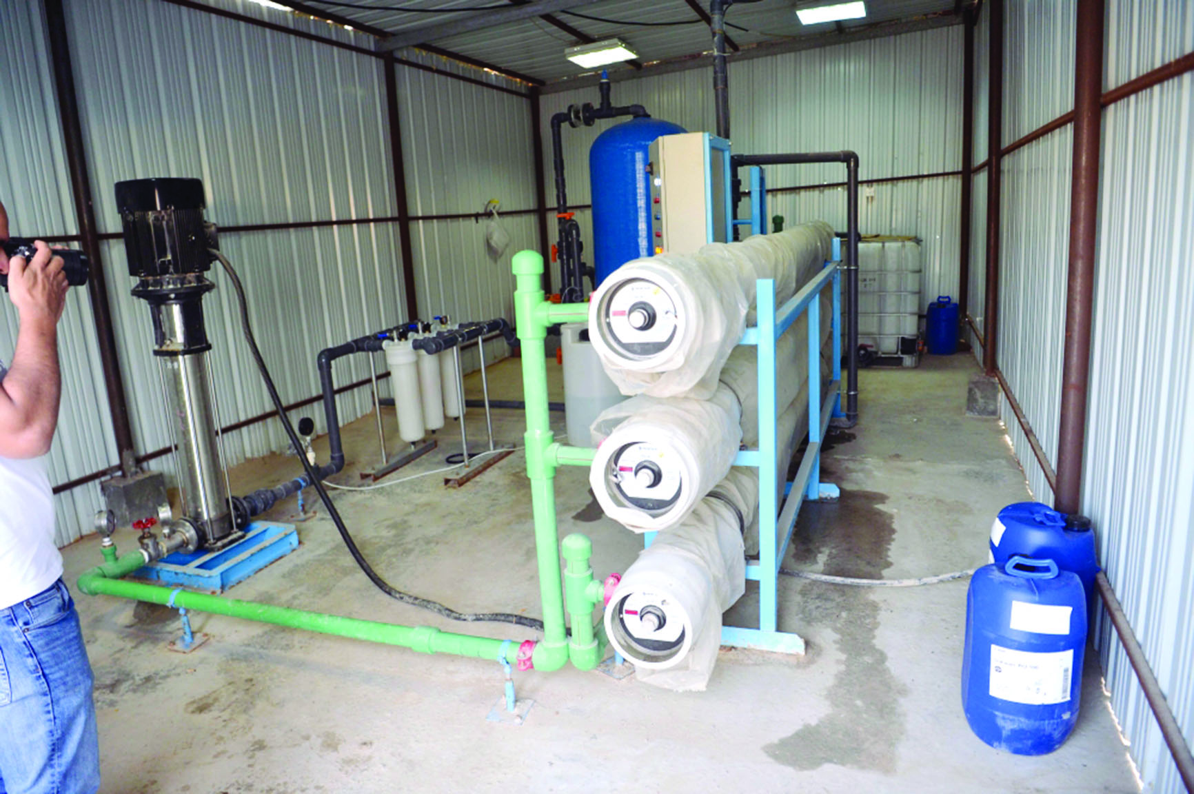 وحدة تحلية مياه 