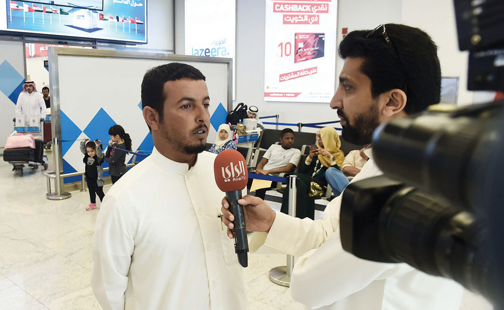 أحمد براك العازمي متحدثاً لـ «الراي»