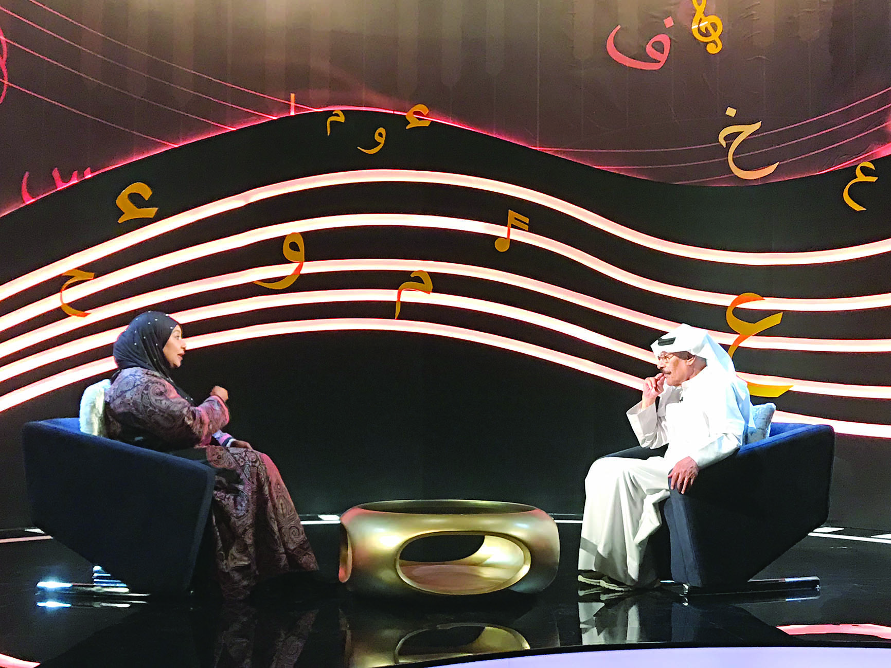 زينب القلاف مع بورسلي