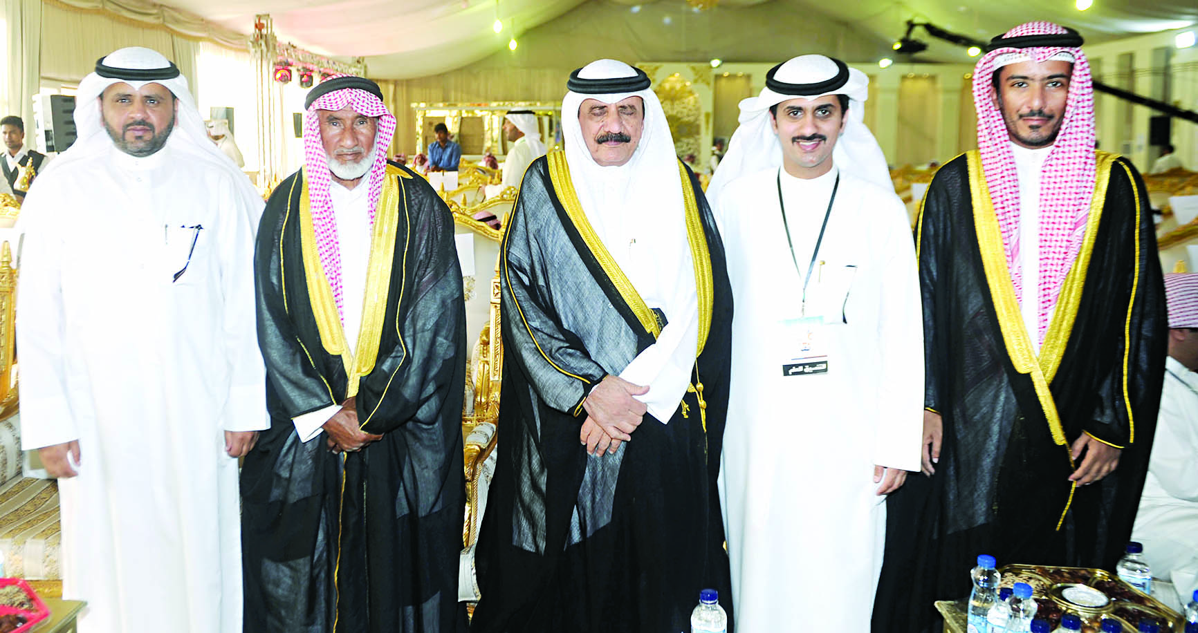 عدد من الوجهاء والإعلاميين المشاركين في الحملة 