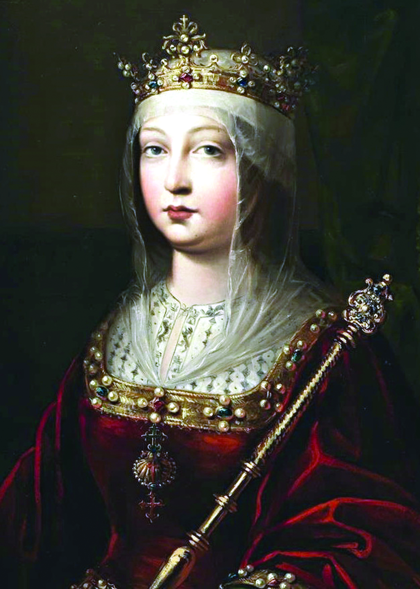 الملكة إيزابيلا الأولى ملكة صقلية وإسبانيا